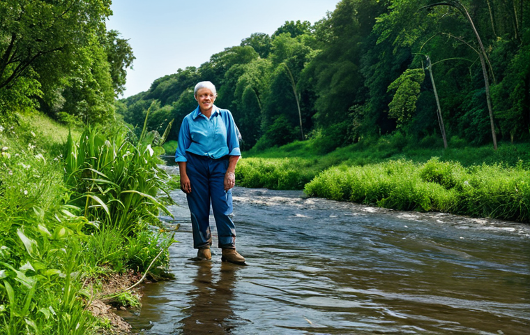 **
A fully clothed, professional environmentalist stands by a river, planting trees on the bank, promoting river health. The scene includes appropriate attire, perfect anatomy, and natural proportions. Background shows a clean river flowing through a lush, green landscape. Safe for work, appropriate content, modest, family-friendly.
**