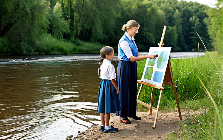 하천 생태계 복원 참여를 위한 협력 네트워크 구축 - Planting Trees by the River**
"Volunteers planting trees on a riverbank to prevent erosion, fully c... 하천 생태계 복원 참여를 위한 협력 네트워크 구축 - Planting Trees by the River**
"Volunteers planting trees on a riverbank to prevent erosion, fully c...