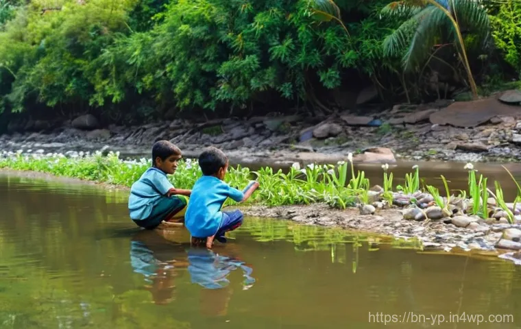 하천 생태계 복원 참여의 장기적 목표 설정 - **Bustling Riverine Economy of Bengal:** A picturesque and idyllic landscape photograph showcasing a... 하천 생태계 복원 참여의 장기적 목표 설정 - **Bustling Riverine Economy of Bengal:** A picturesque and idyllic landscape photograph showcasing a...