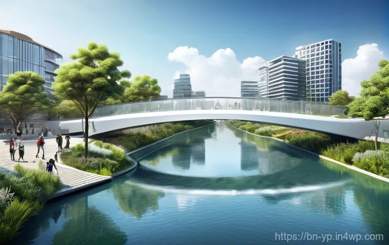 하천 생태계 복원에 대한 국제 사례 연구 - **Prompt 1: Urban River Rebirth and Community Celebration**
    "An aerial wide shot of a vibrant, c...