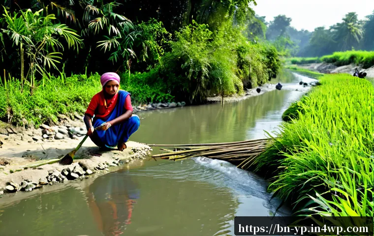 Home 17 하천 생태계 복원 참여를 위한 지역 단체 협력 - Photorealistic community river restoration project in Bangladesh, local environmental groups and res...